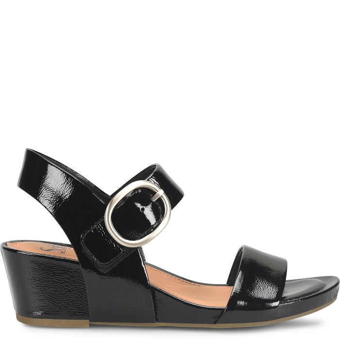 Women's Vaya Wedge Sandals - Black Patent