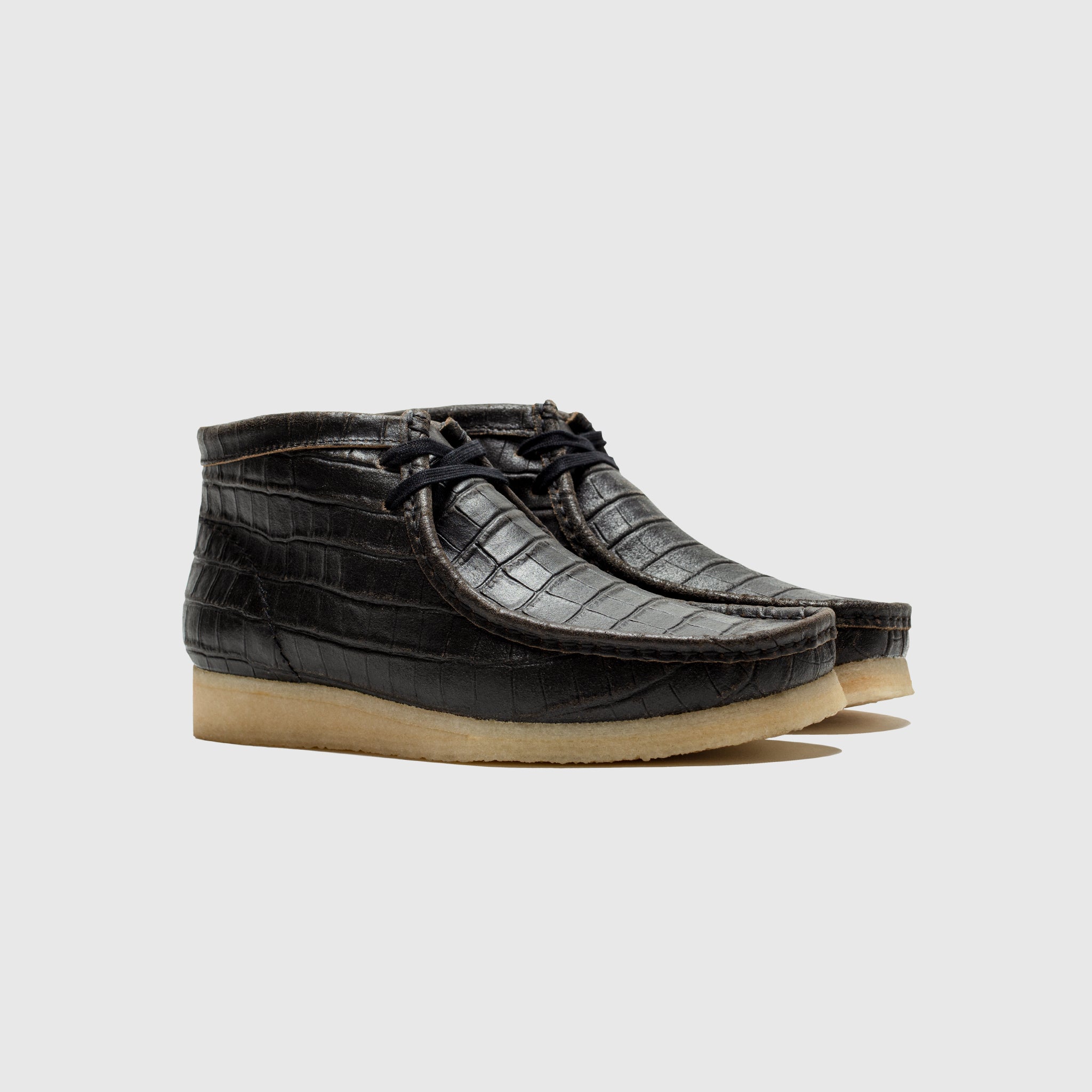 WALLABEE BOOT HARAJUKU BLACK CROC