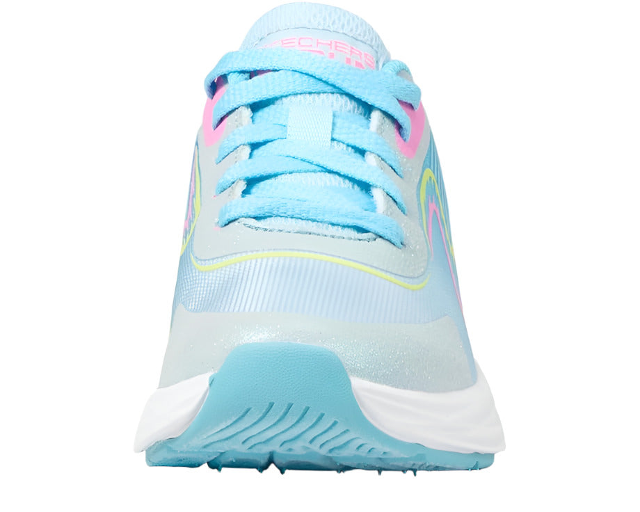 Skechers Kids Go-Run Accelerate Sneaker - Light Blue/Multi