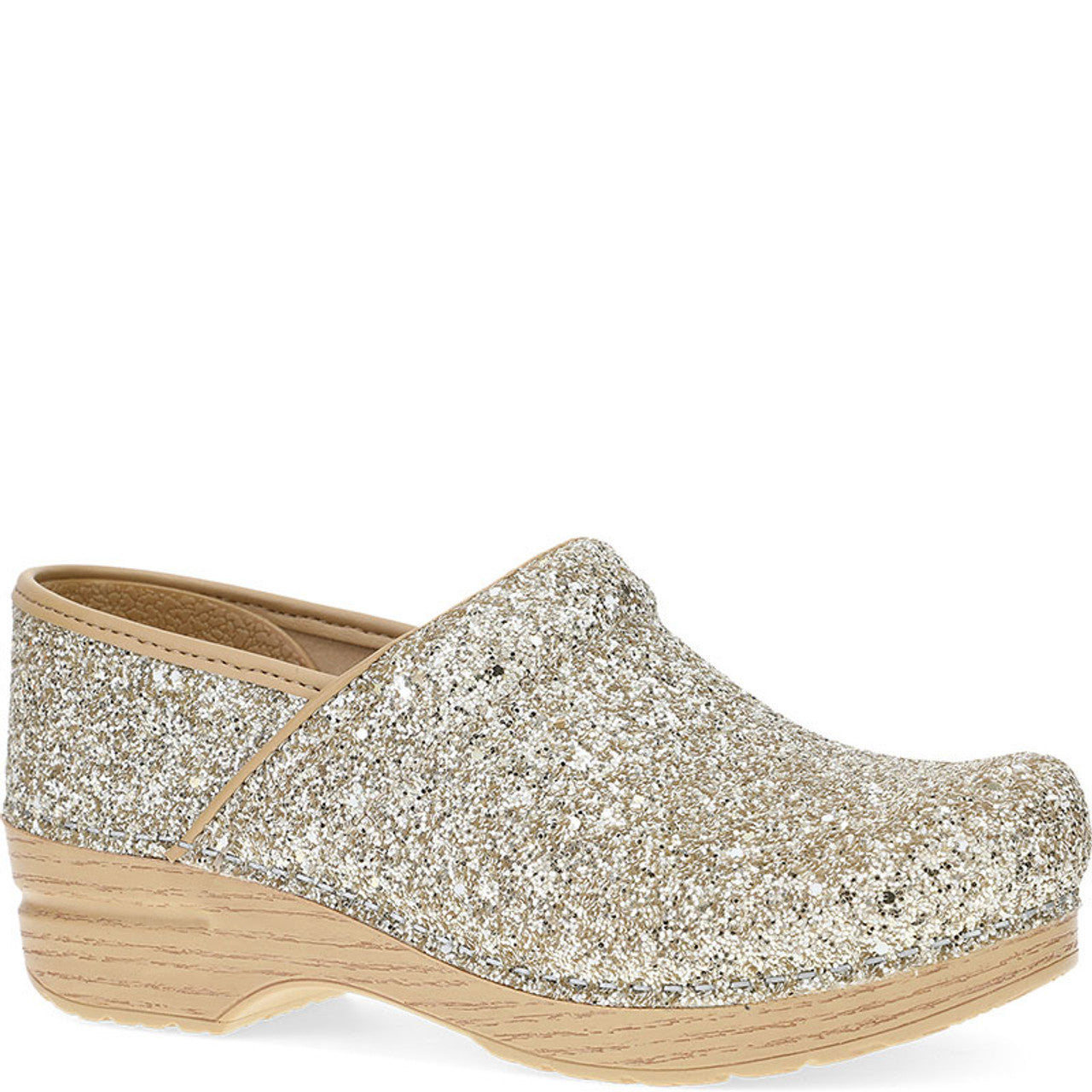 Dansko Women's Professional Glitter Clogs - Campagne Glitter