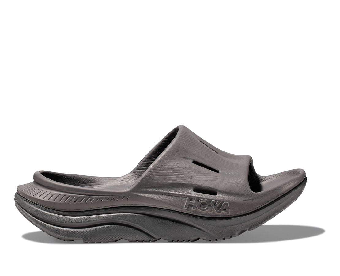 HOKA Ora Recovery Slide 3 Sandal - Grey/Grey