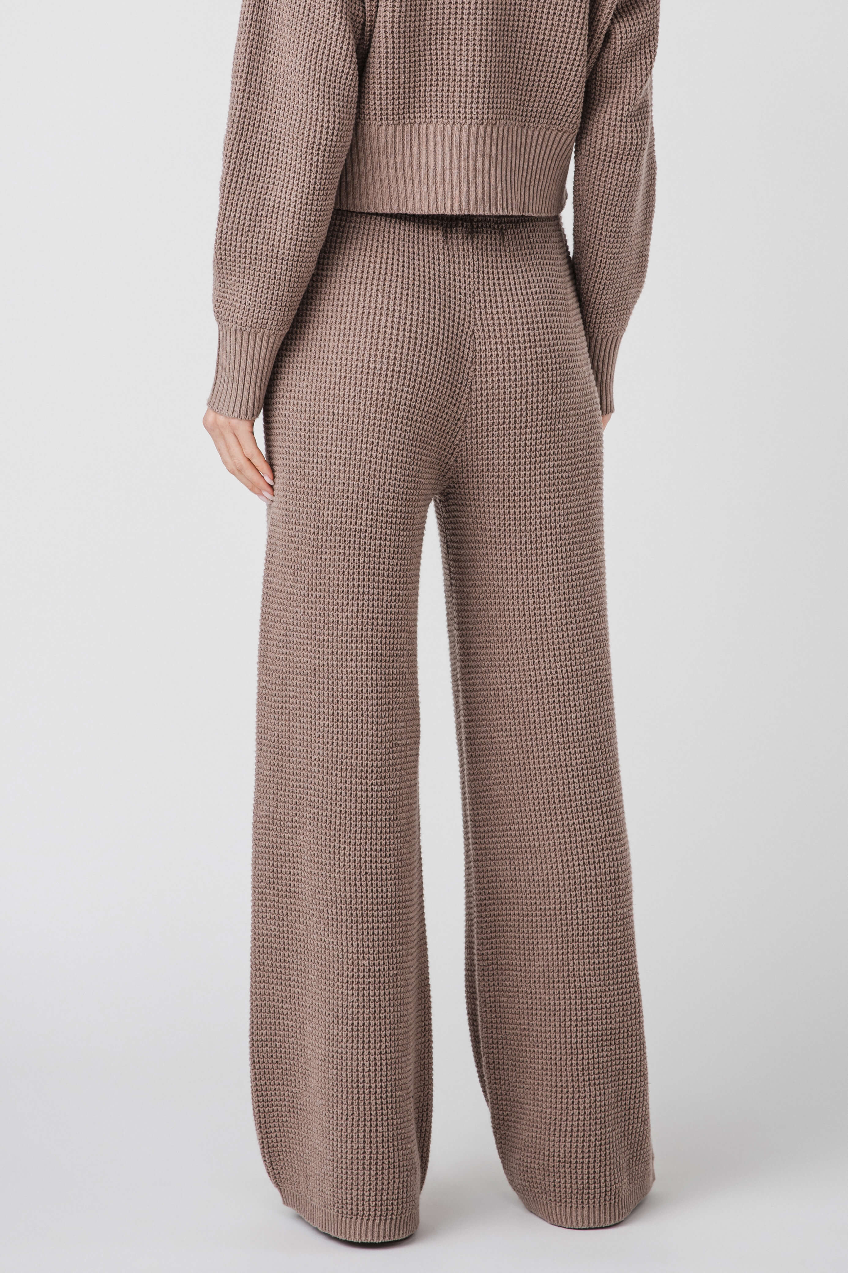 Vintage Havana Waffle Knit Wideleg Pant