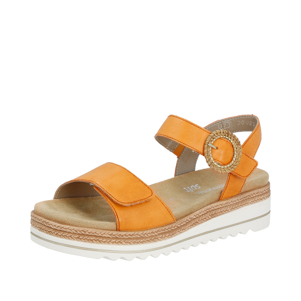 Remonte by Rieker Women's Jocelyn 52 Sandal - Mandarine