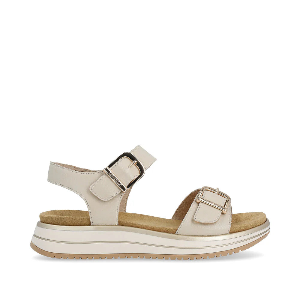 Remonte by Rieker Jocelyn Sandal - Kreid