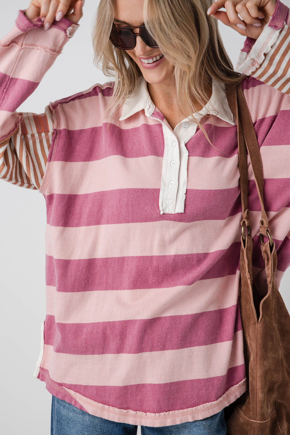 Free People Aster Stripe Tee