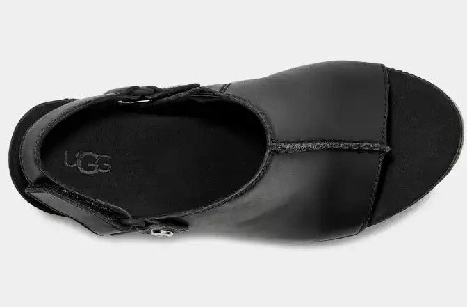 UGG Women's Abbot Adjustable Slide Sandal - Black