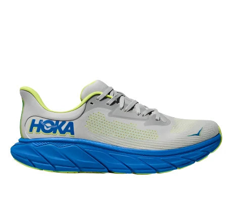 HOKA Men's Arahi 7 Sneaker - Stardust/Electric Cobalt