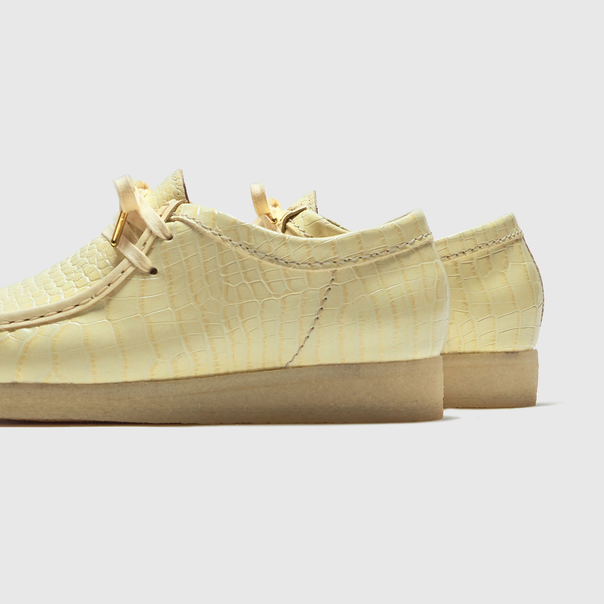 PACKER X CLARKS WALLABEE TAN CROC