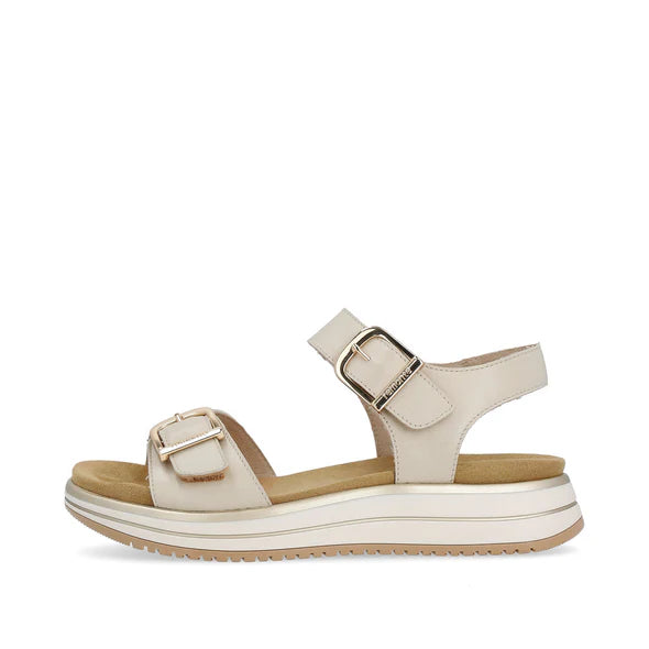 Remonte by Rieker Jocelyn Sandal - Kreid