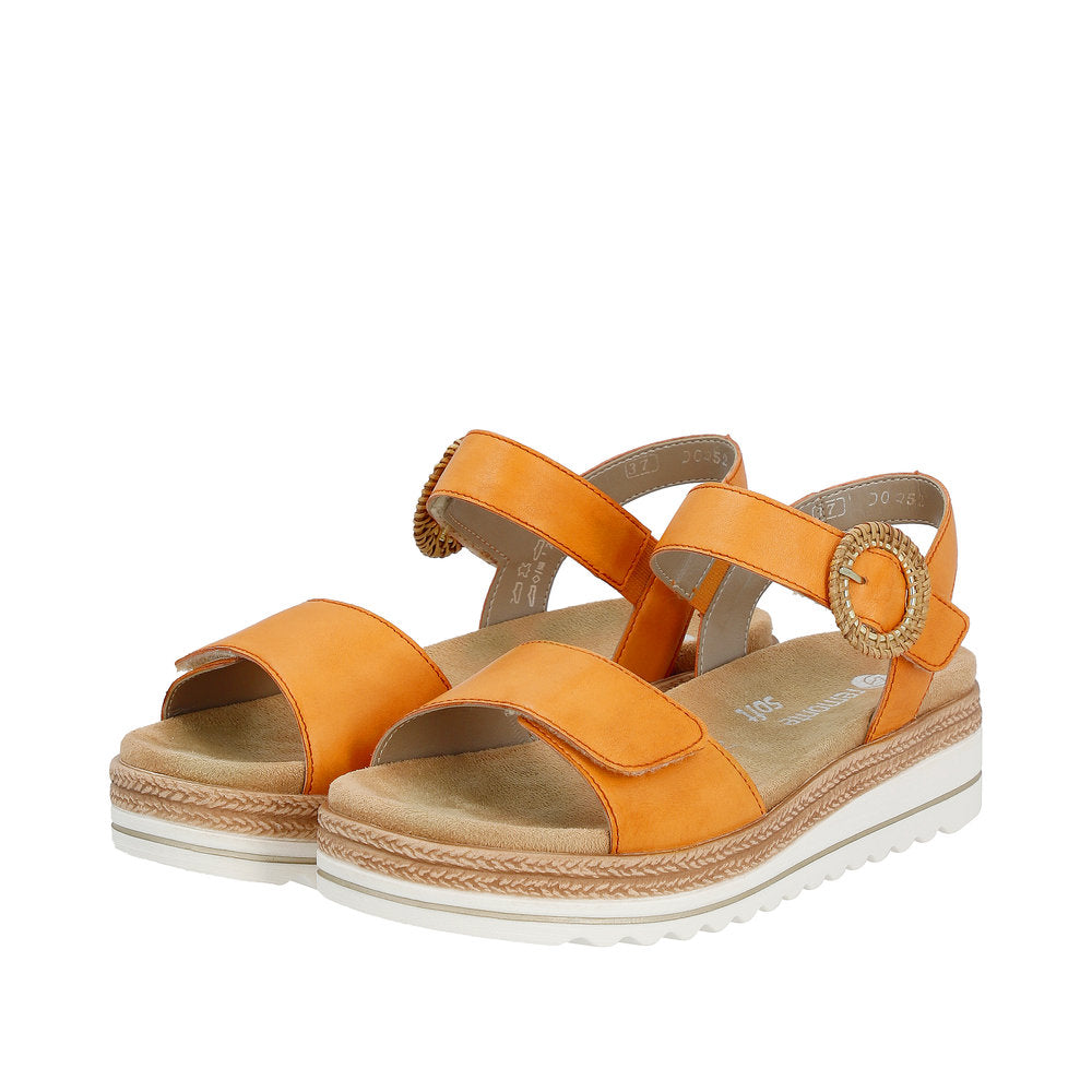 Remonte by Rieker Women's Jocelyn 52 Sandal - Mandarine