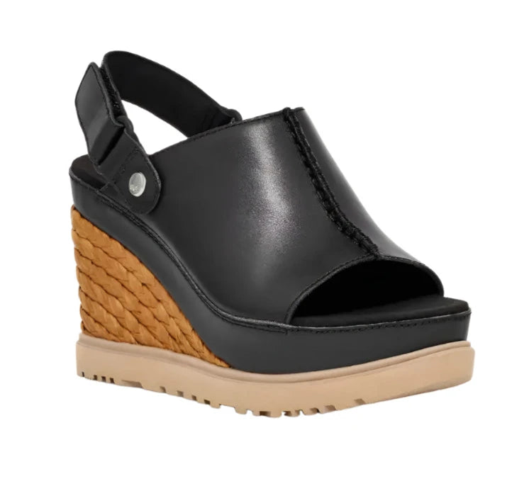 UGG Women's Abbot Adjustable Slide Sandal - Black