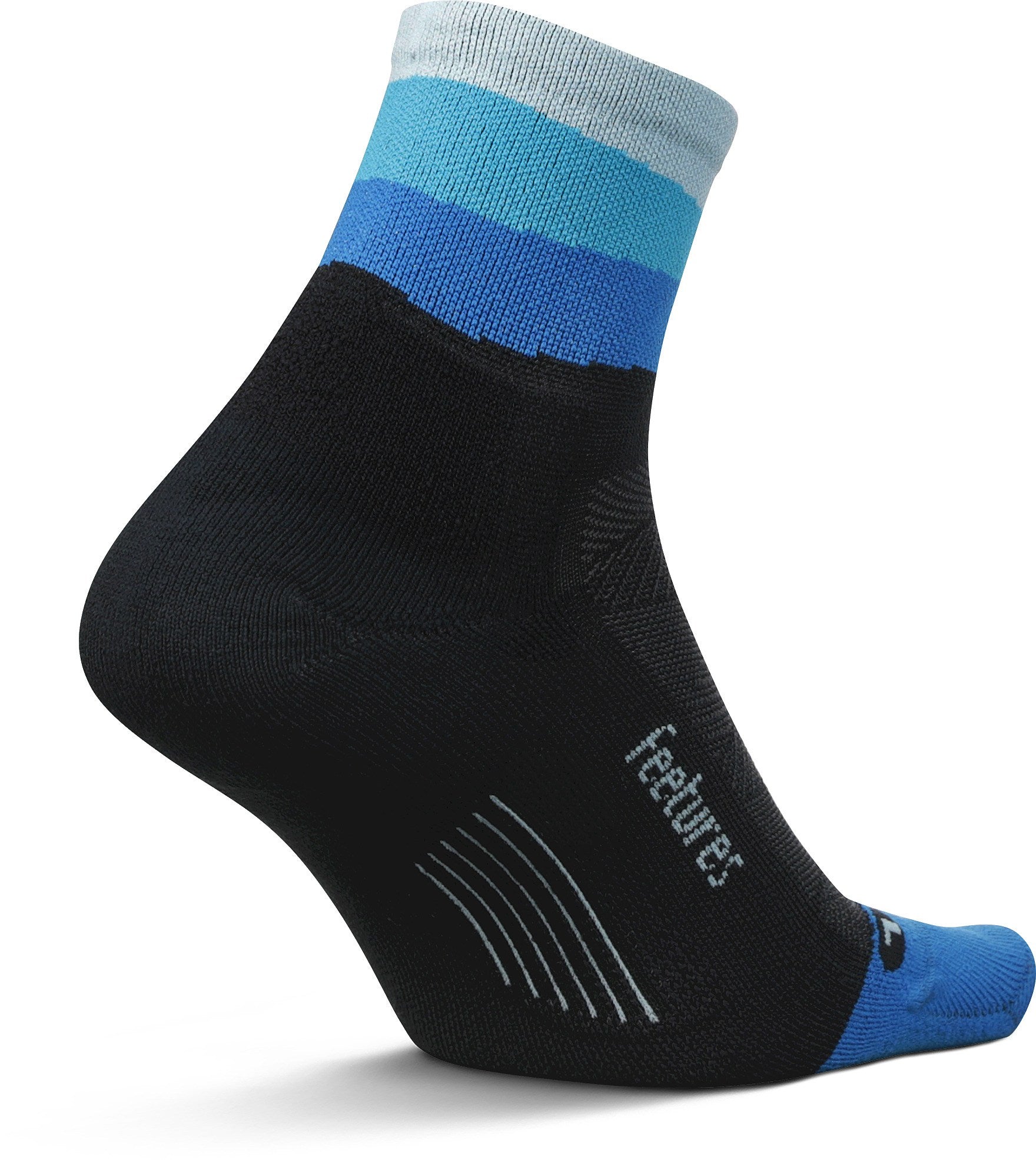 Feetures Women's Elite Quarter Cushion Sock - Oceanic Ascent