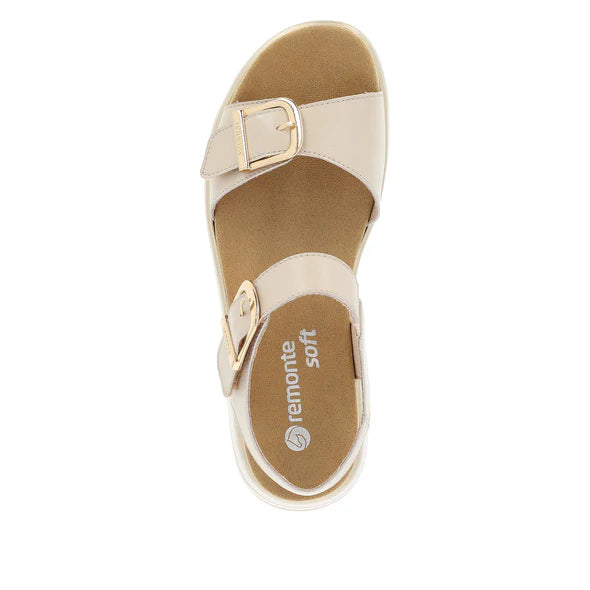 Remonte by Rieker Jocelyn Sandal - Kreid