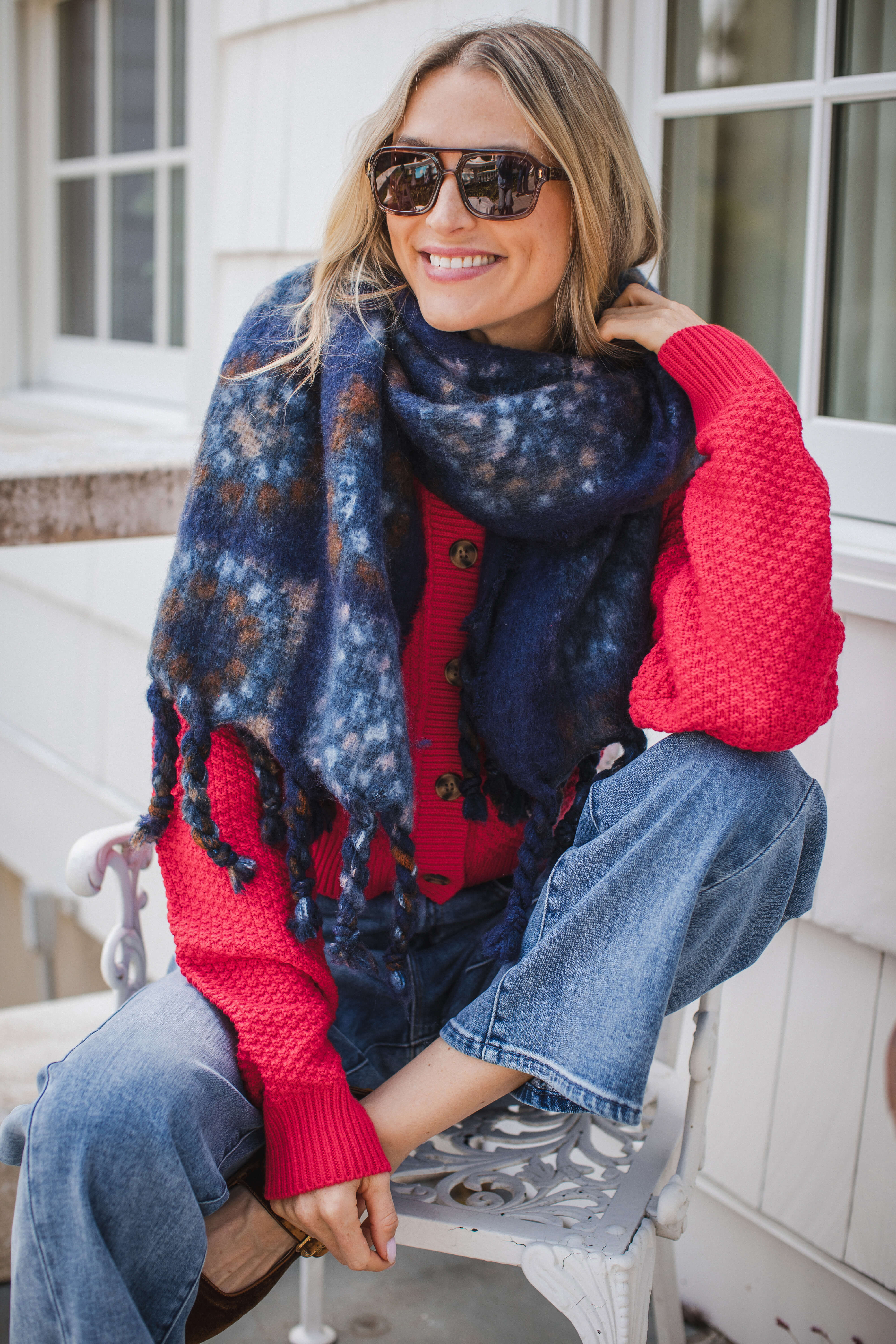 Free People Kaleidiscope Blanket Scarf