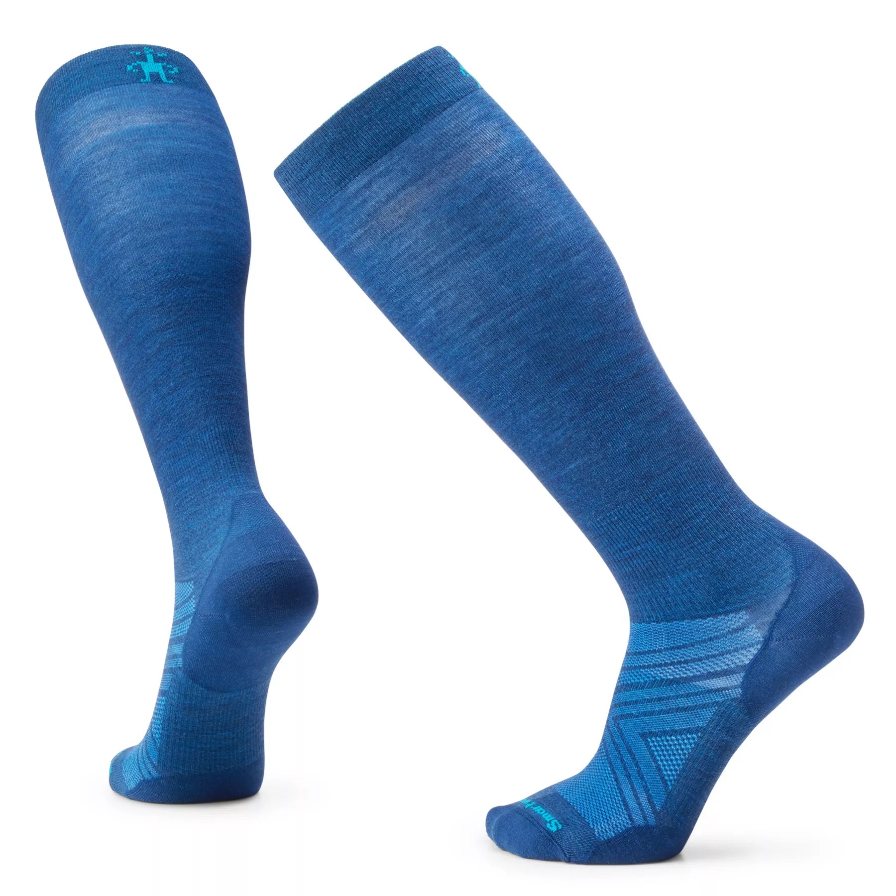 Smartwool Ski Zero Cushion Extra Stretch Over The Calf Socks - Alpine Blue