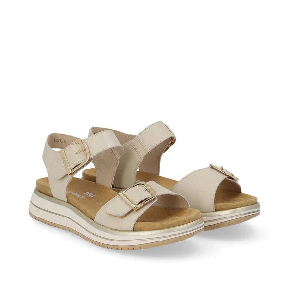 Remonte by Rieker Jocelyn Sandal - Kreid