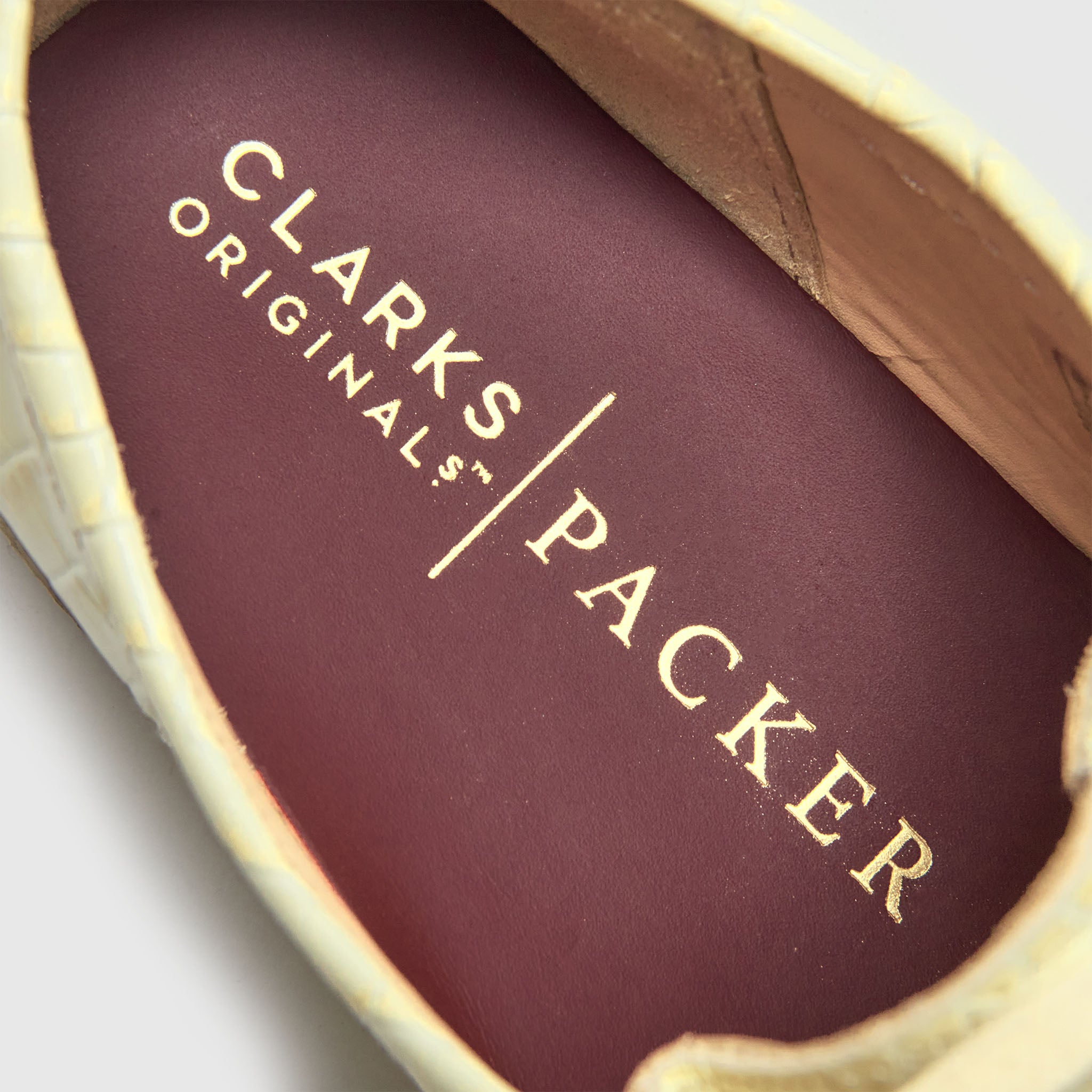 PACKER X CLARKS WALLABEE TAN CROC