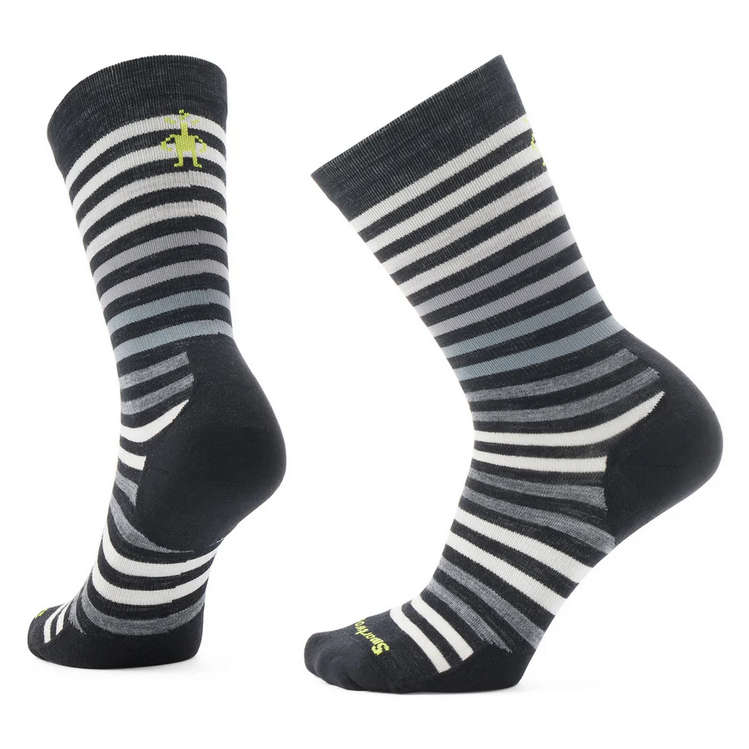 Smartwool Unisex Everyday Striped Sock - Black/White