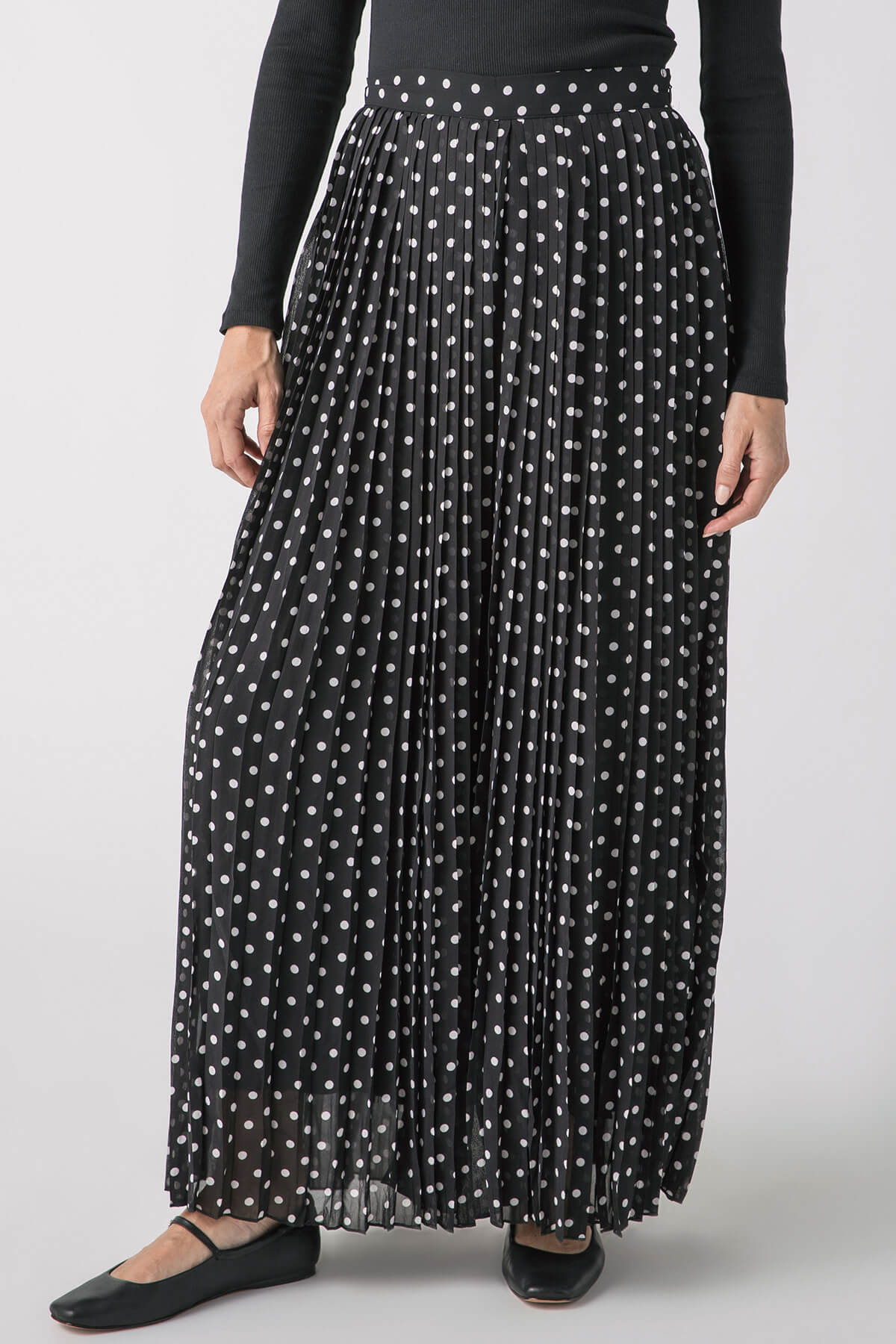 By Together Pleated Polka Dot Pants