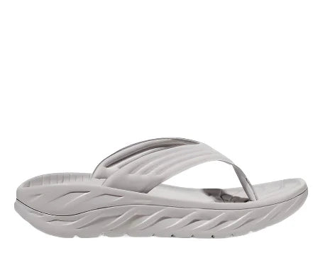 HOKA Men's Ora Recovery Flip Sandal - Lunar Rock/White