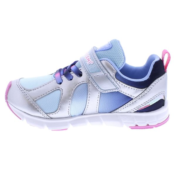 Tsukihoshi KIDS Rainbow Sneaker - Silver/Sky