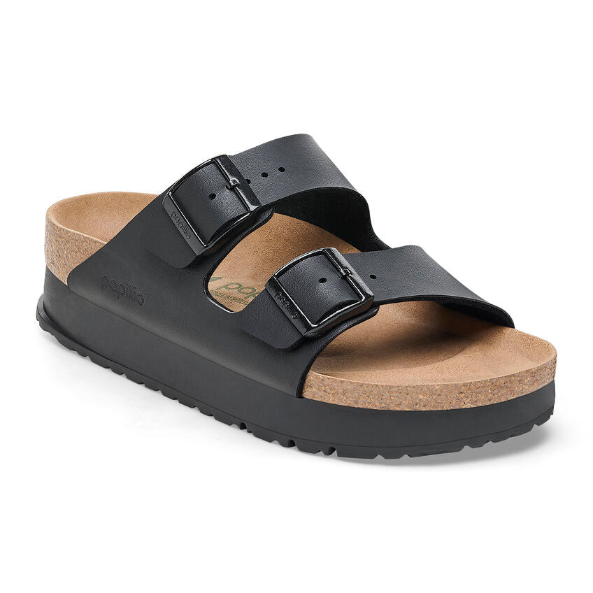 Birkenstock Women's Arizona Flex Platform  - Black