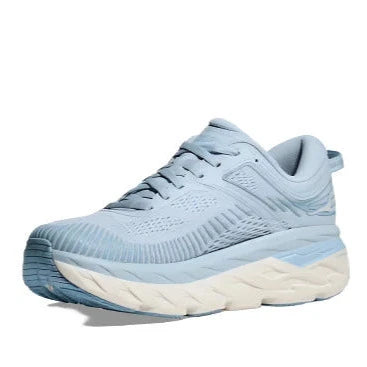 HOKA Women's Bondi 7 Sneaker - Ice Water/White