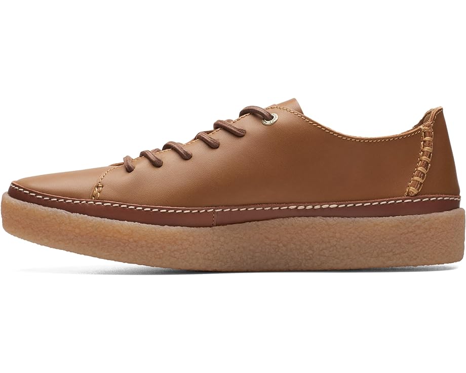 Clarks Men's Oakpark Low Sneakers - Tan Leather