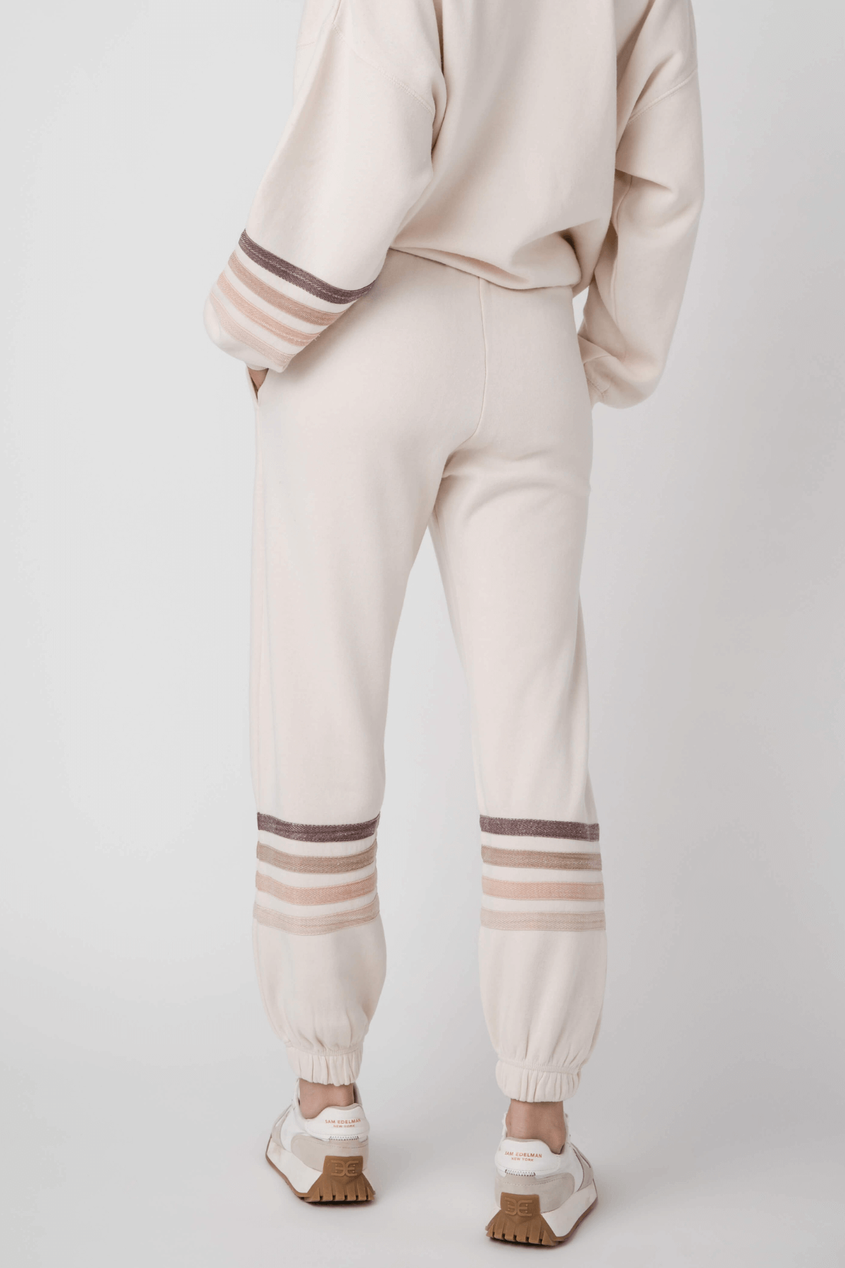 Vintage Havana Stripe Burnout Fleece Jogger