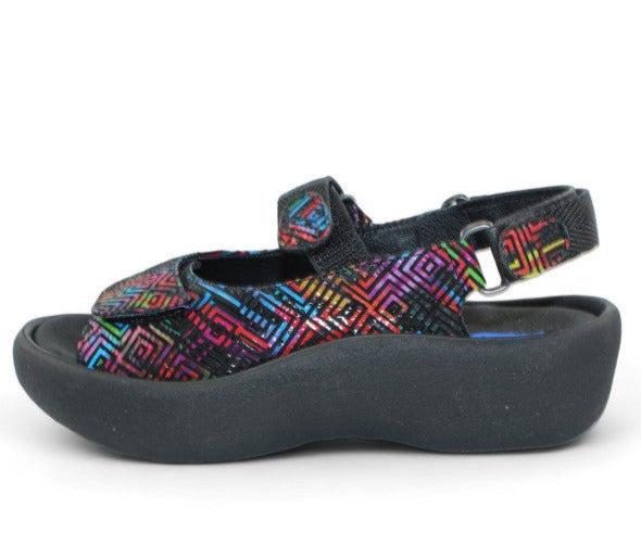 Wolky Women's Jewel Sandal - Multi Corza Print