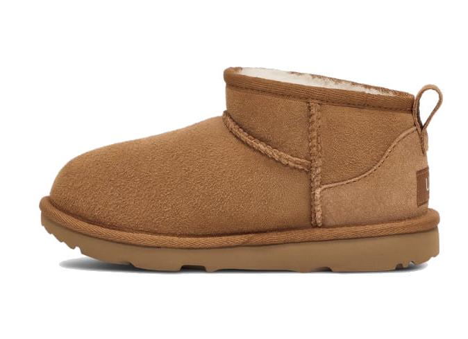 UGG  Kids Classic Ultra Mini Boot - Chestnut