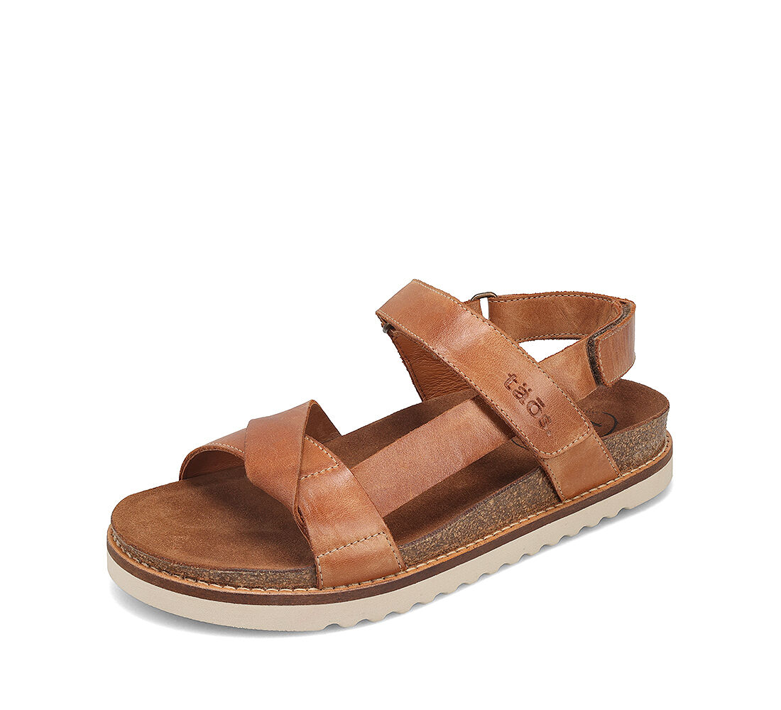 Taos Women's Sideways Sandal - Caramel