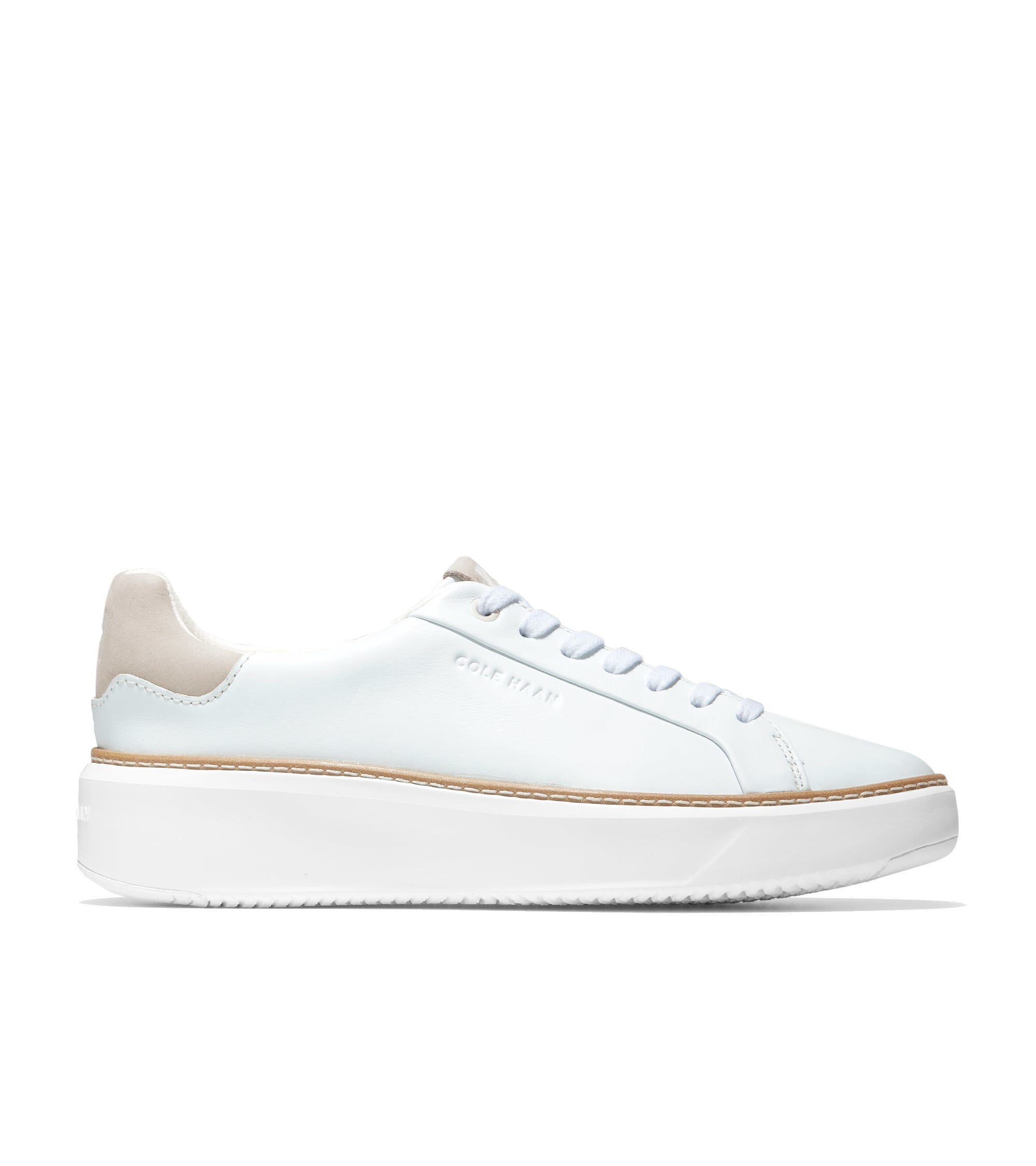 Cole Haan Women's GrandPr Topspin Sneaker - White/Dove