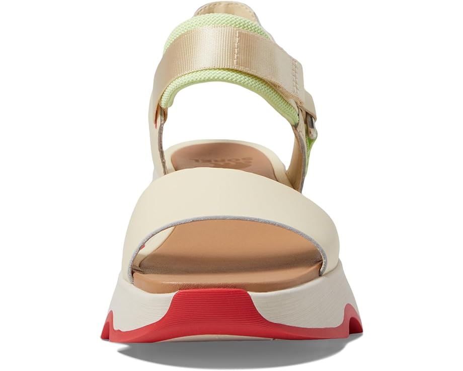 Kinetic Impact Y-Strap High Sandal - Honey White/Luminous Lime