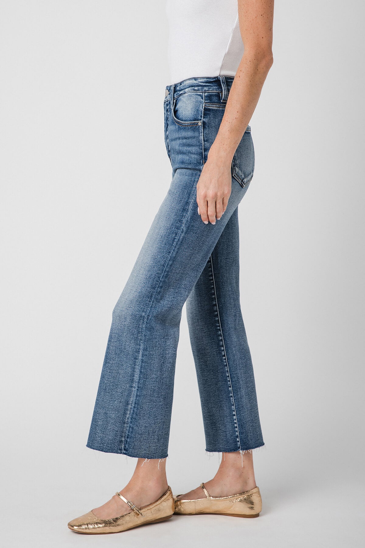 Risen Cora High Rise Kick Flare Jeans