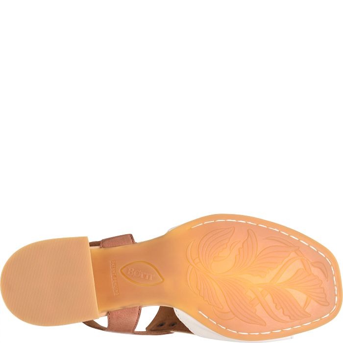 Born Women's Sylvie Sandals - White/Brown