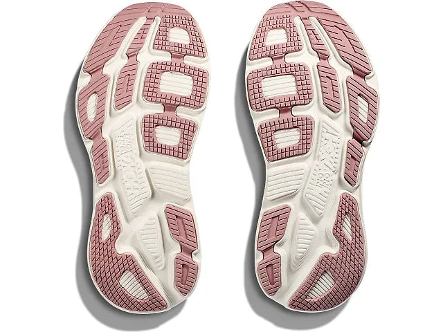 HOKA Women's Bondi 7 Sneaker - Peach Whip/White