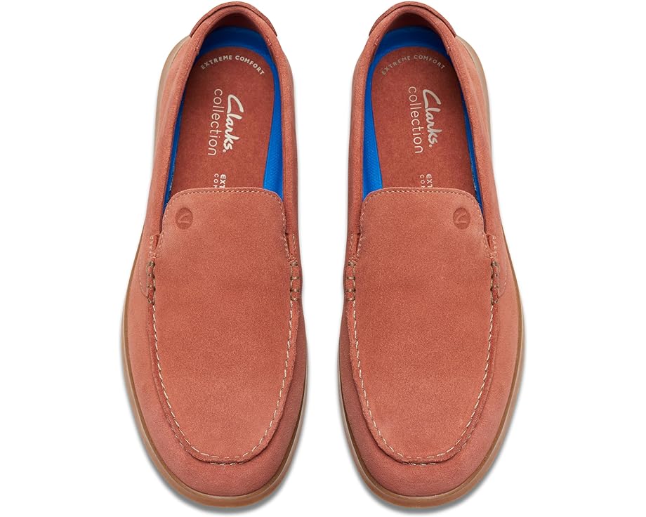 Clarks Men's Flexway Step Slip Ons - Red