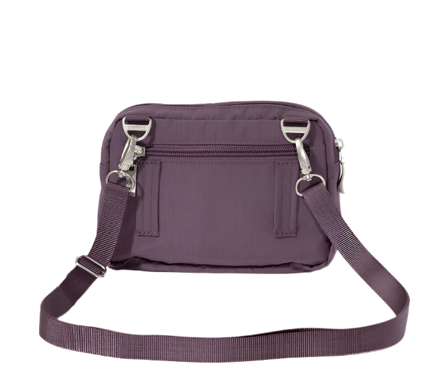 Baggallini Women's Triple Zip Bag - Misty Purple