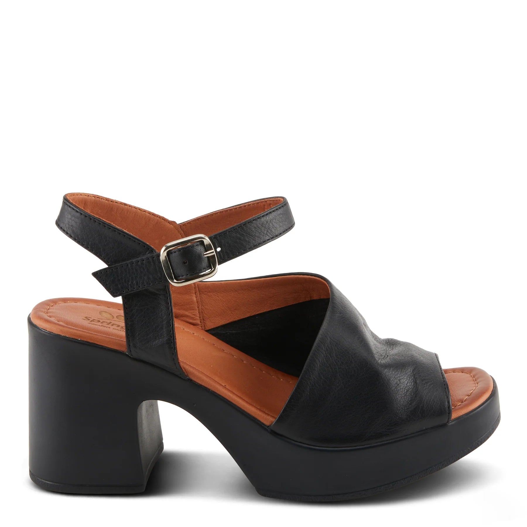 Spring Step Women's Cello Sandals - Black