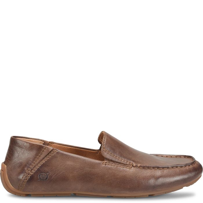 Born Men's Marcel Driving Moc - Dark Brown (Nut)