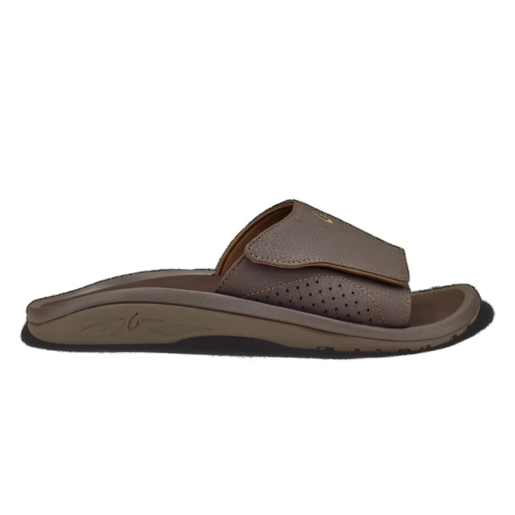 Olukai Men's Nalu Slides - Dark Java/Dark Java