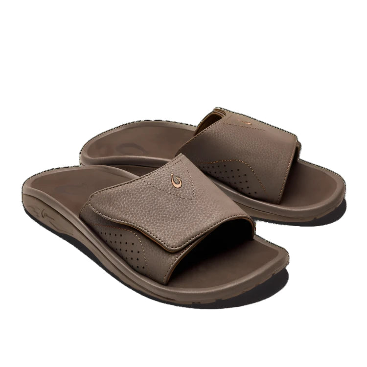 Olukai Men's Nalu Slides - Dark Java/Dark Java