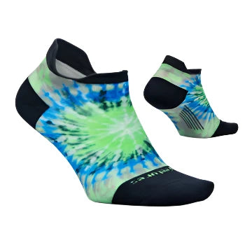 Feetures Unisex Elite Light Cushion Sock (Limited Edition) - Electric Sunburst