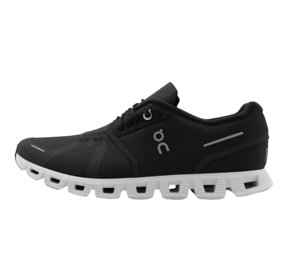 On Running Women's Cloud 5 Sneaker - Black/White