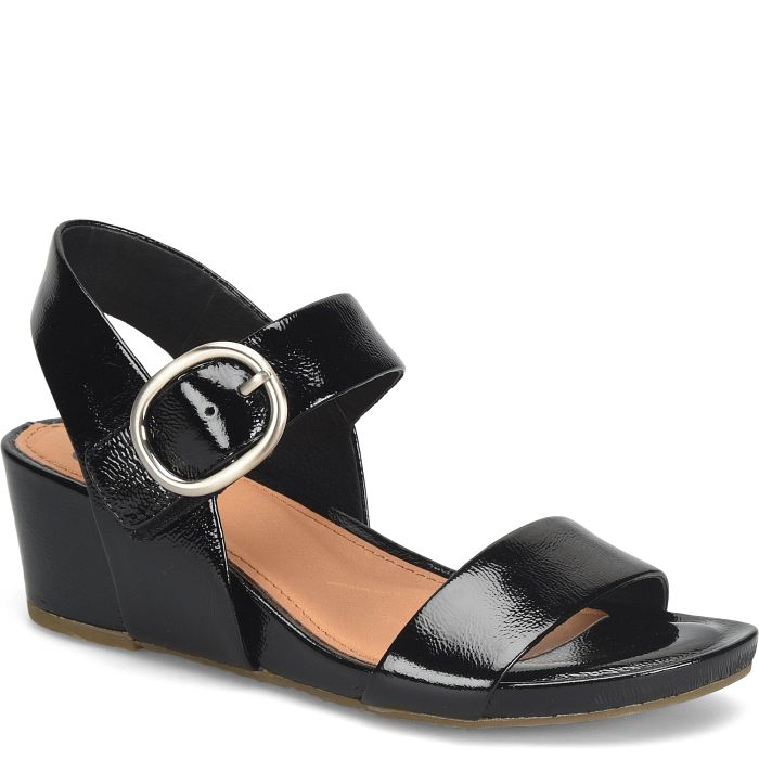 Women's Vaya Wedge Sandals - Black Patent