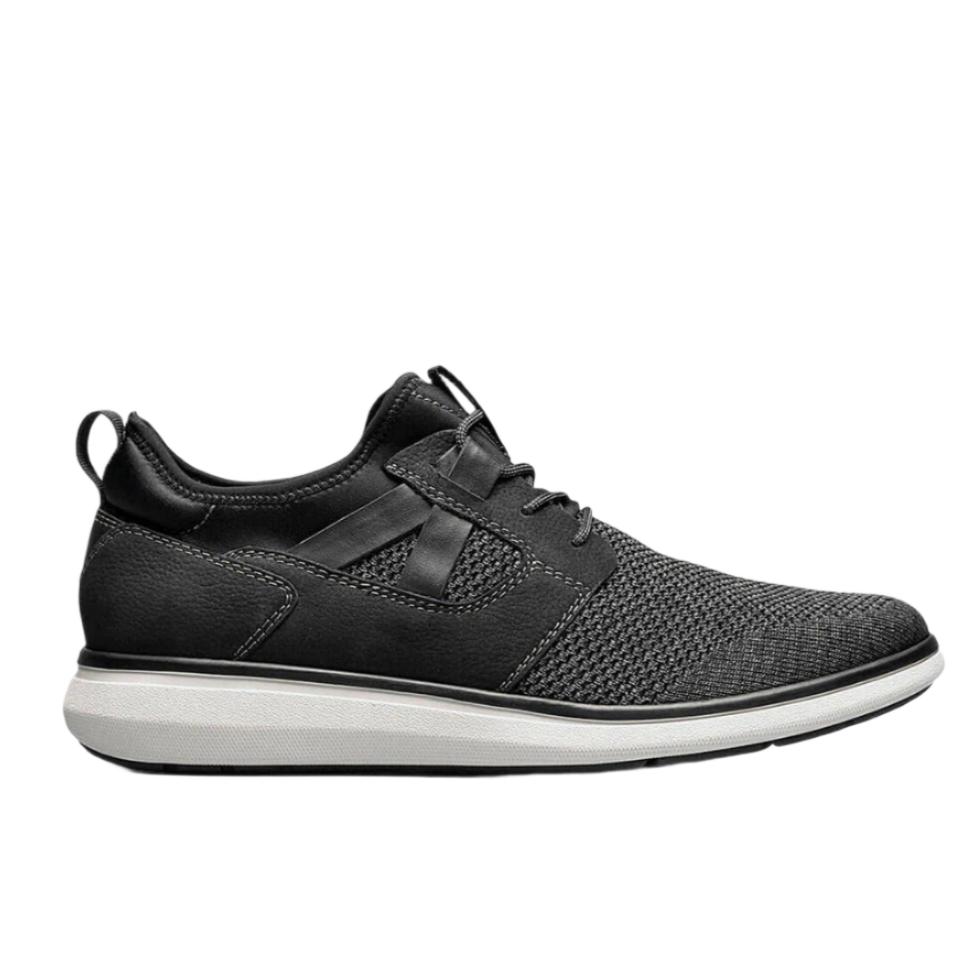 Florsheim Men's Venture Knit Lace Up Sneaker - Black