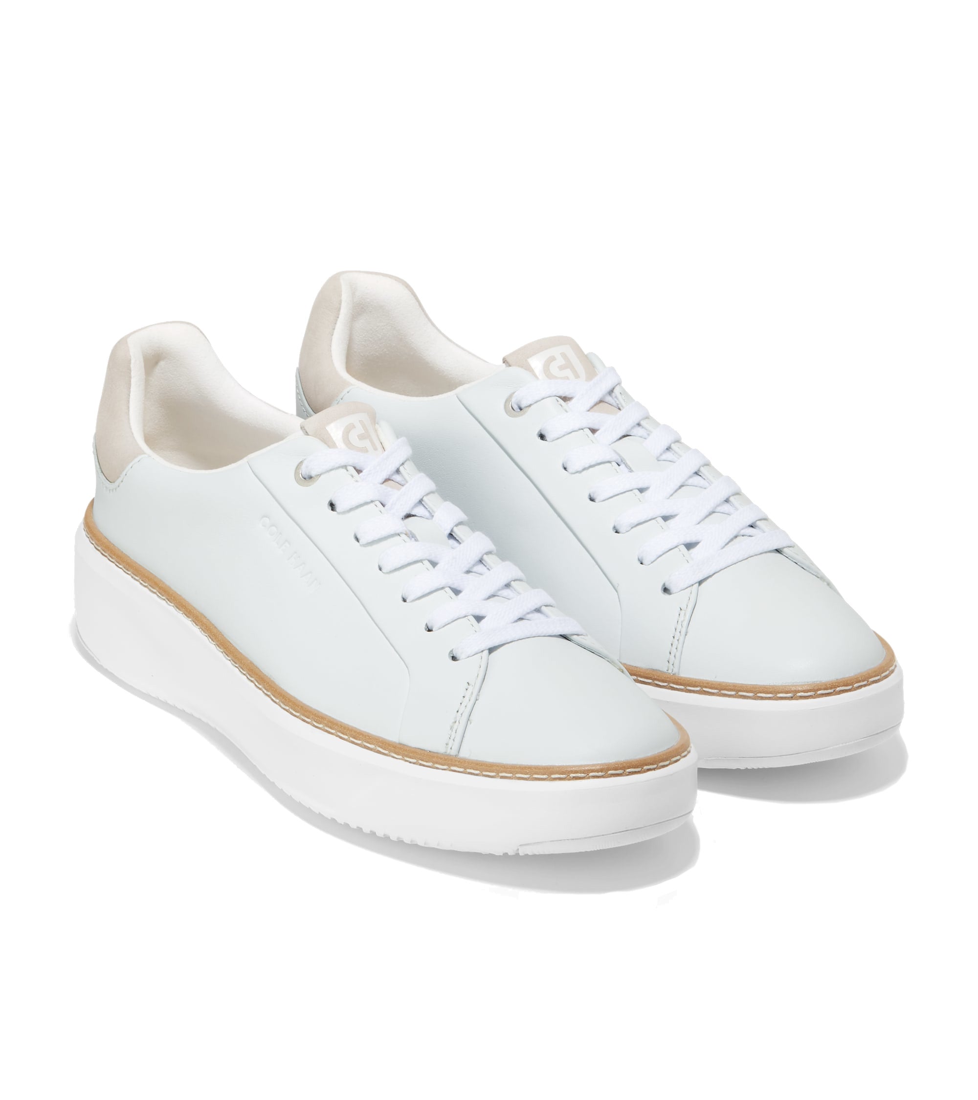 Cole Haan Women's GrandPr Topspin Sneaker - White/Dove