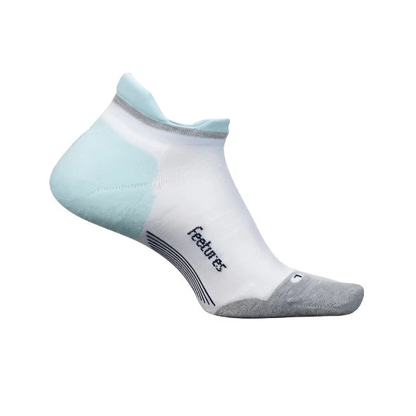 Feetures Women's Elite Max Cushion Sock - White Sky