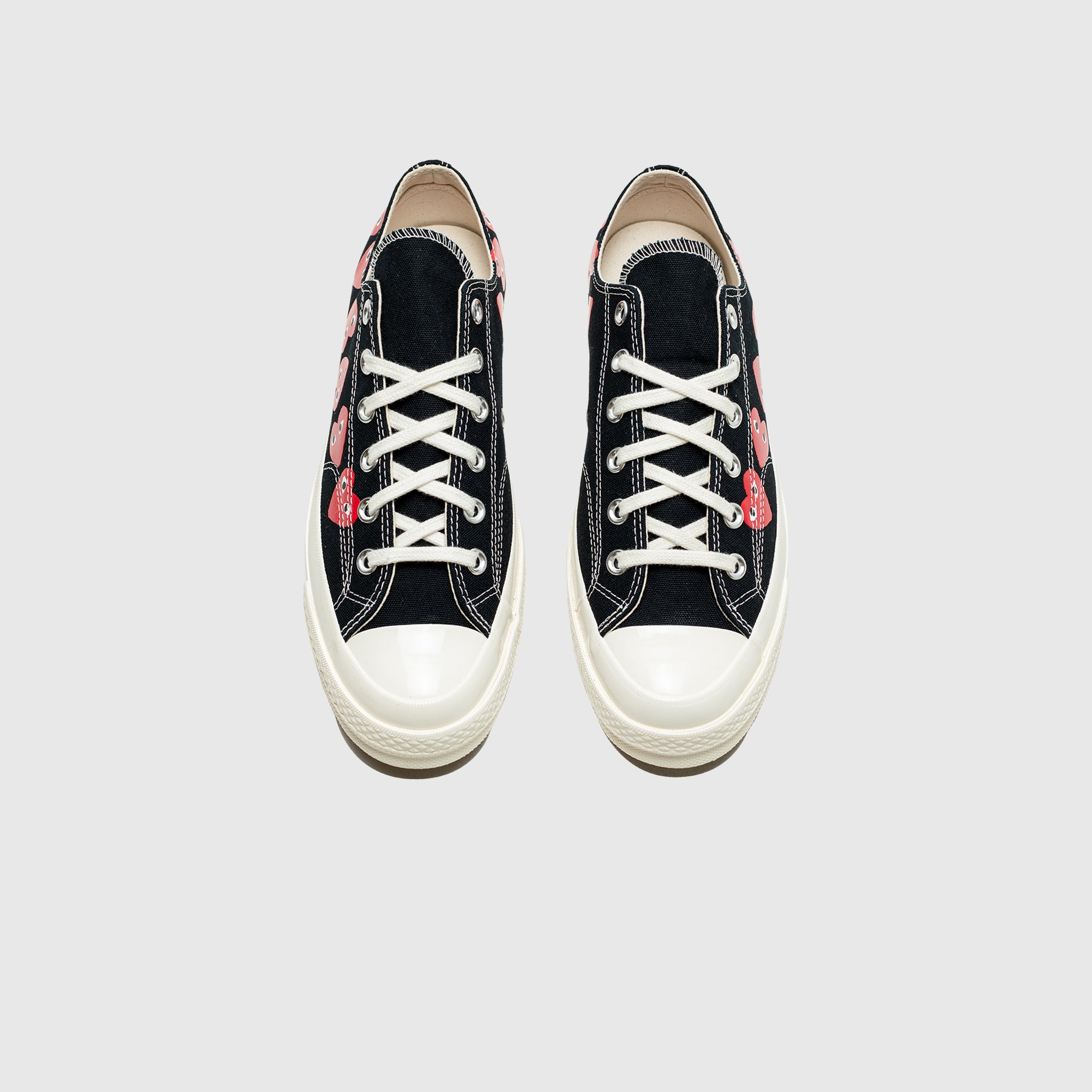 CHUCK TAYLOR ALL-STAR '70 OX BLACK/RED MULTI HEART